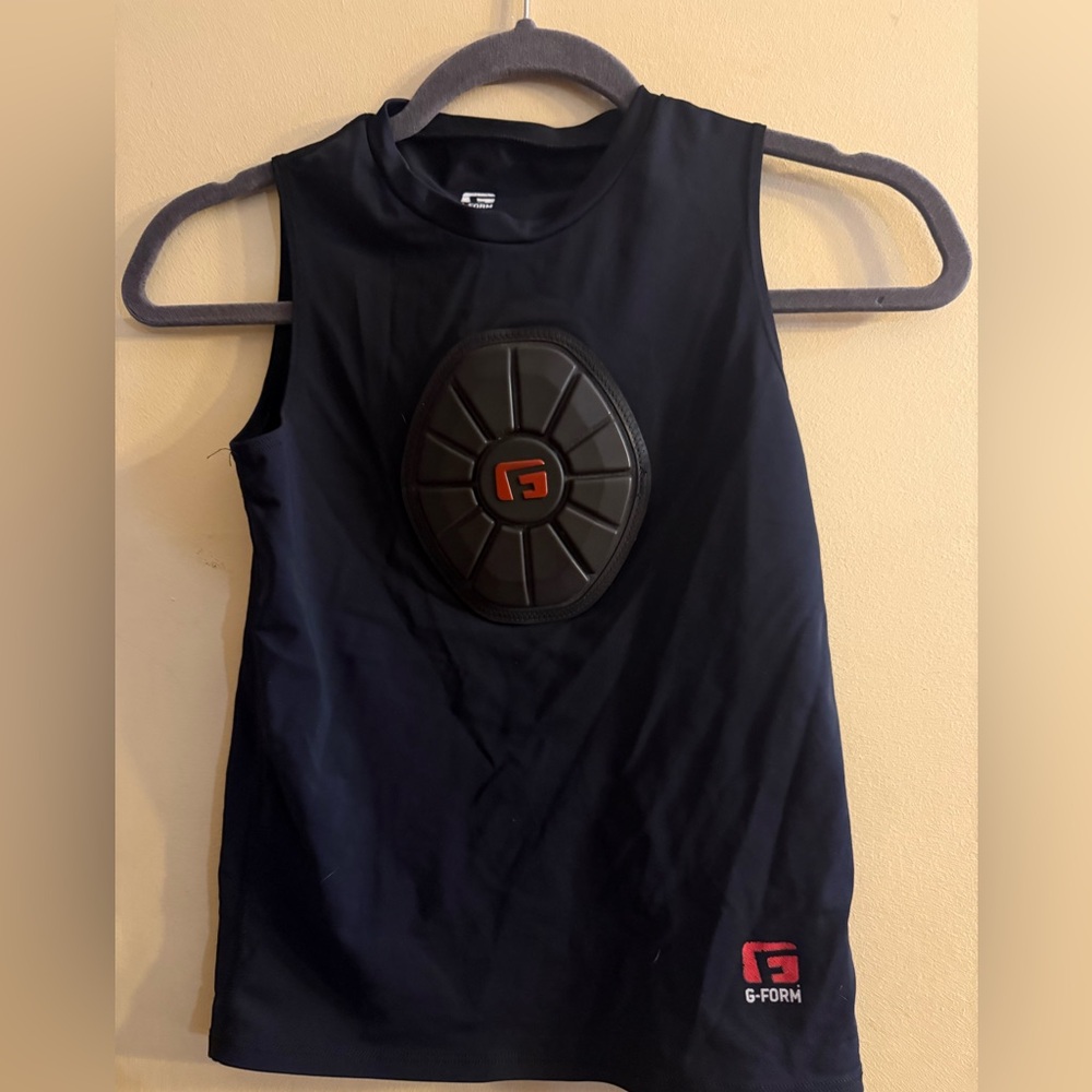 G-Form Pro-Sternum Black Protective Shirt for Sternum protection, YM